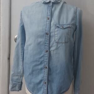 BDG Denim Button Down Shirt XS Casual Costal Cowgirl Preppy Cover Up Festival